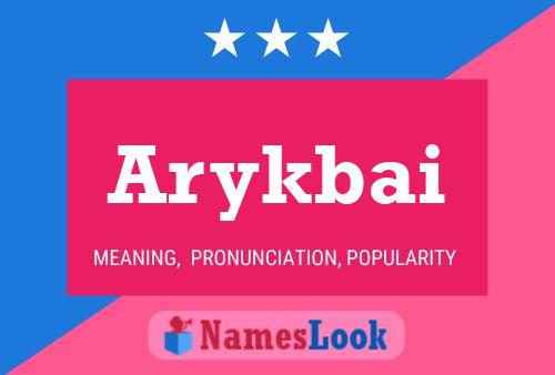 Arykbai Name Poster