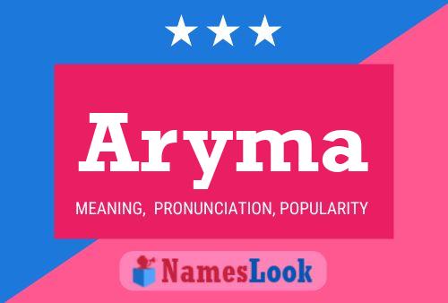 Aryma Name Poster