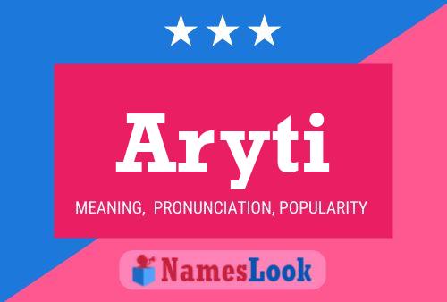 Aryti Name Poster