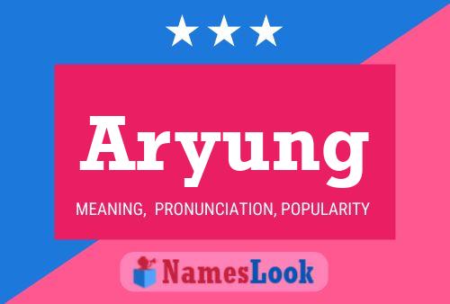 Aryung Name Poster