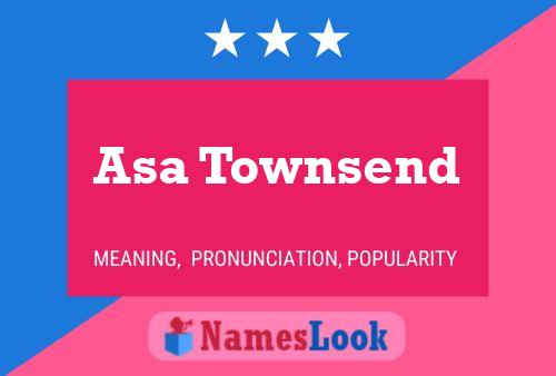 Asa Townsend Name Poster