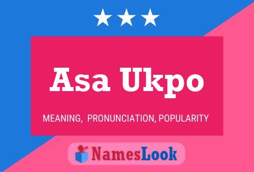 Asa Ukpo Name Poster