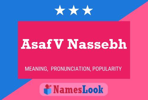 Asaf V Nassebh Name Poster