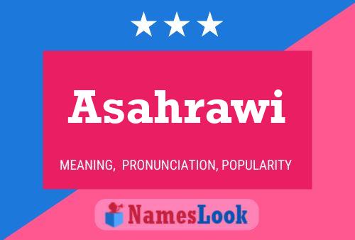 Asahrawi Name Poster