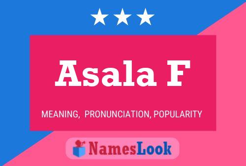 Asala F Name Poster