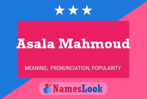 Asala Mahmoud Name Poster