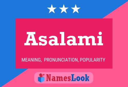 Asalami Name Poster