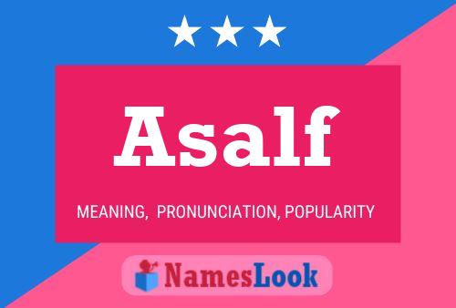 Asalf Name Poster