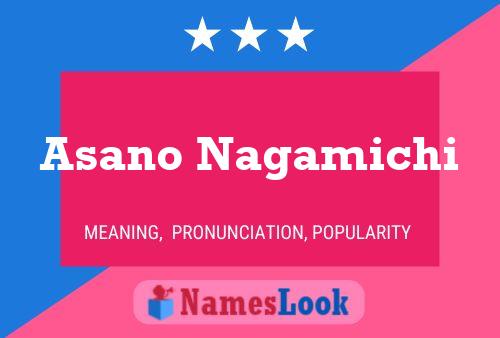 Asano Nagamichi Name Poster