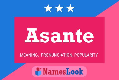 Asante Name Poster