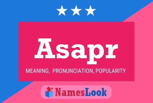 Asapr Name Poster