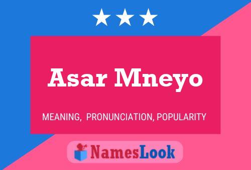 Asar Mneyo Name Poster