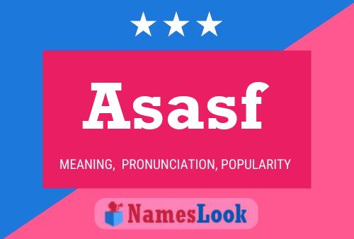 Asasf Name Poster