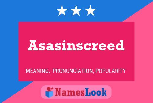 Asasinscreed Name Poster