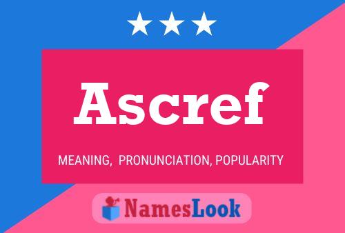 Ascref Name Poster