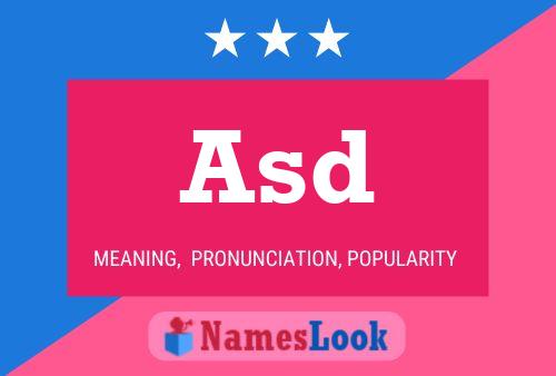 Asd Name Poster