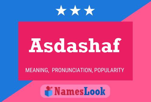 Asdashaf Name Poster