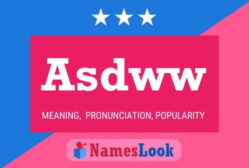 Asdww Name Poster