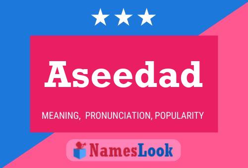 Aseedad Name Poster