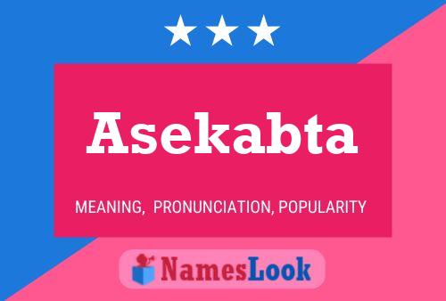 Asekabta Name Poster