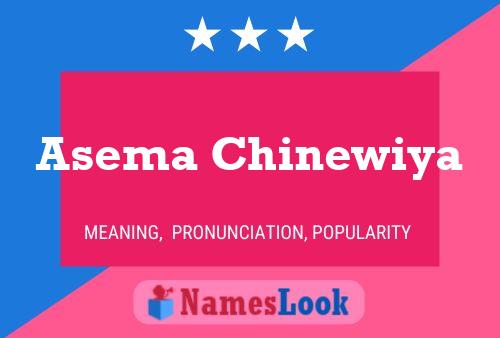 Asema Chinewiya Name Poster