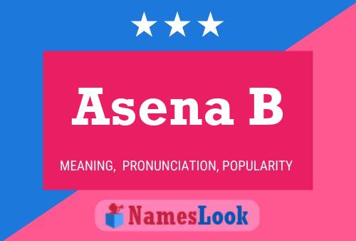 Asena B Name Poster