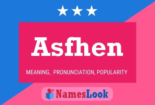 Asfhen Name Poster