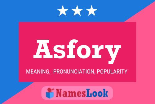 Asfory Name Poster