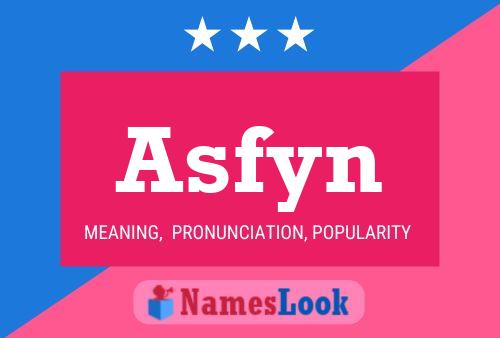 Asfyn Name Poster