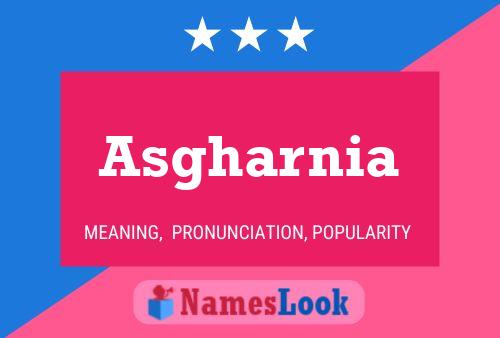 Asgharnia Name Poster