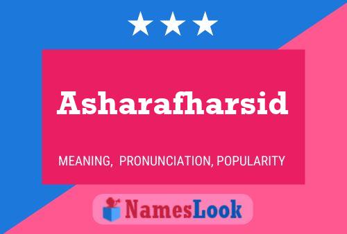 Asharafharsid Name Poster