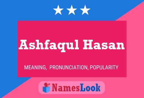 Ashfaqul Hasan Name Poster