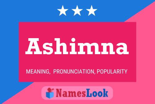 Ashimna Name Poster