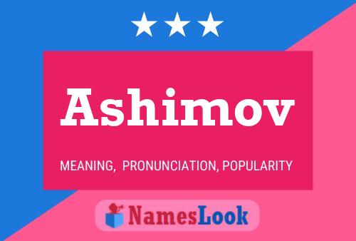 Ashimov Name Poster