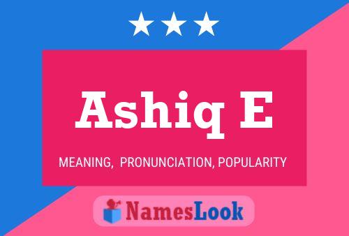 Ashiq E Name Poster