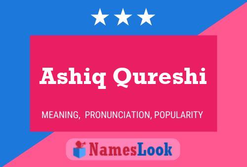 Ashiq Qureshi Name Poster