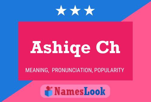 Ashiqe Ch Name Poster