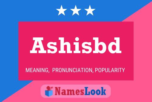 Ashisbd Name Poster