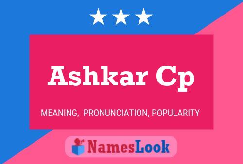 Ashkar Cp Name Poster