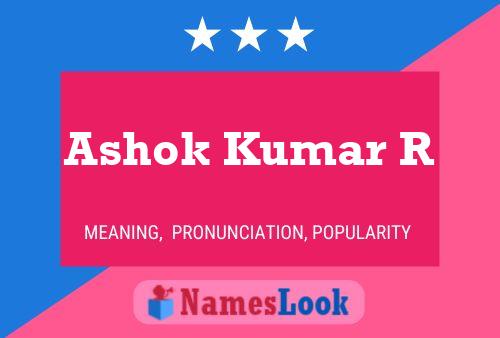 Ashok Kumar R Name Poster