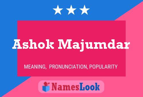 Ashok Majumdar Name Poster