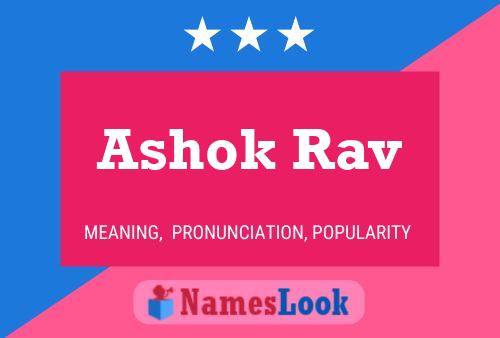 Ashok Rav Name Poster