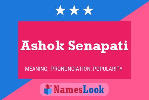 Ashok Senapati Name Poster