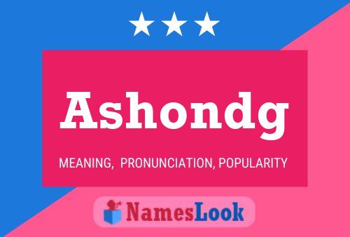 Ashondg Name Poster