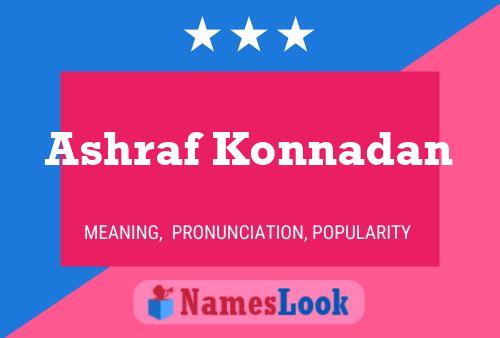 Ashraf Konnadan Name Poster