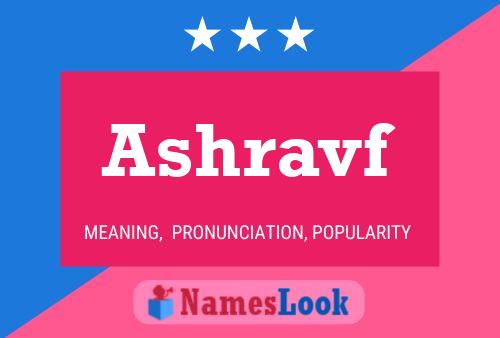 Ashravf Name Poster