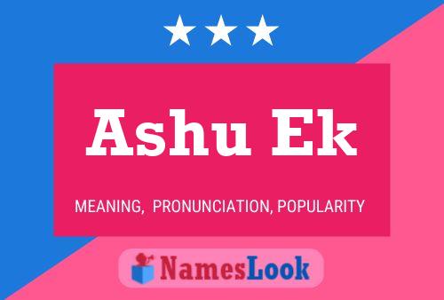 Ashu Ek Name Poster