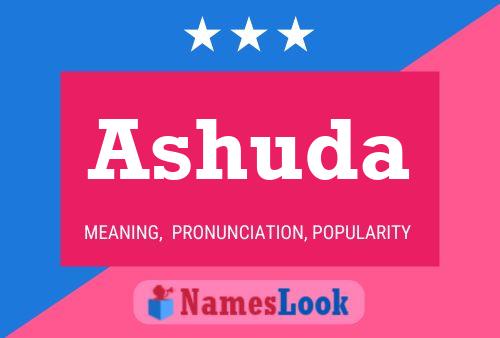 Ashuda Name Poster