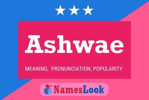 Ashwae Name Poster