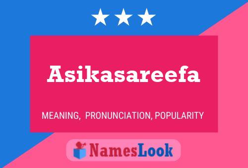 Asikasareefa Name Poster